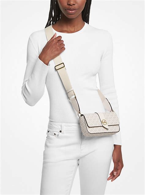 michael kors greenwich small crossbody bag|greenwich medium logo shoulder bag.